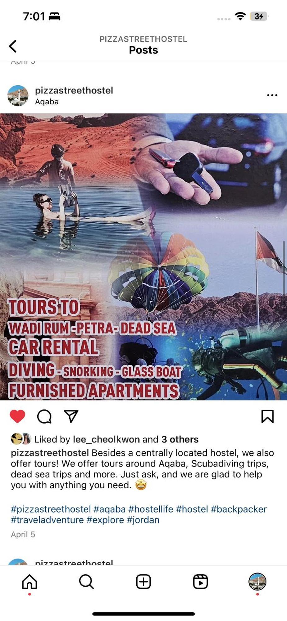 Pizza Street Hostel Aqaba Luaran gambar